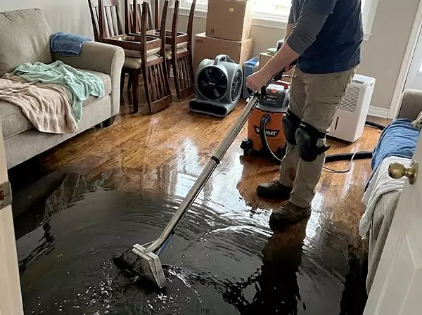 Water Leak Cleanup in Winston