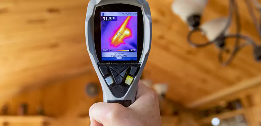 Infrared Camera Roof Leak Detection in Winston