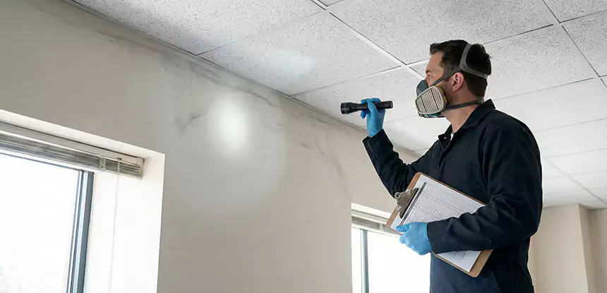 Ceiling Water Damage Inspection in Winston