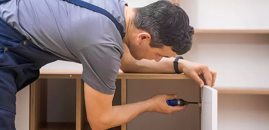 Water Damaged Cabinet Repair in Winston