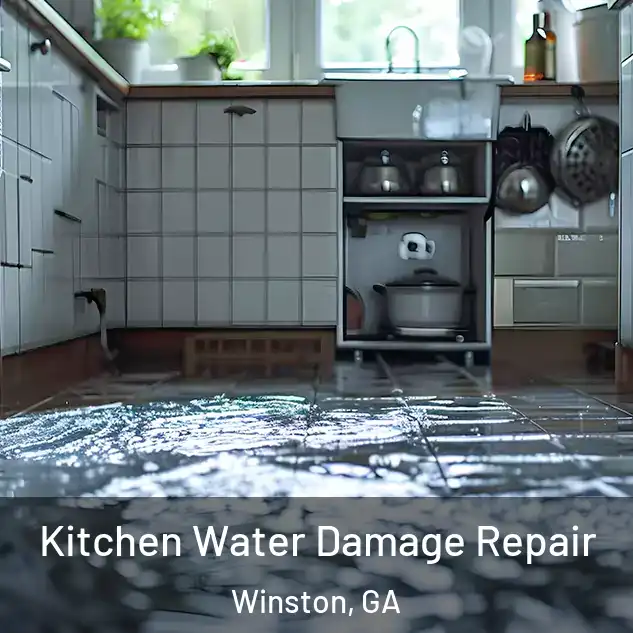  Kitchen Water Damage Repair Winston, GA