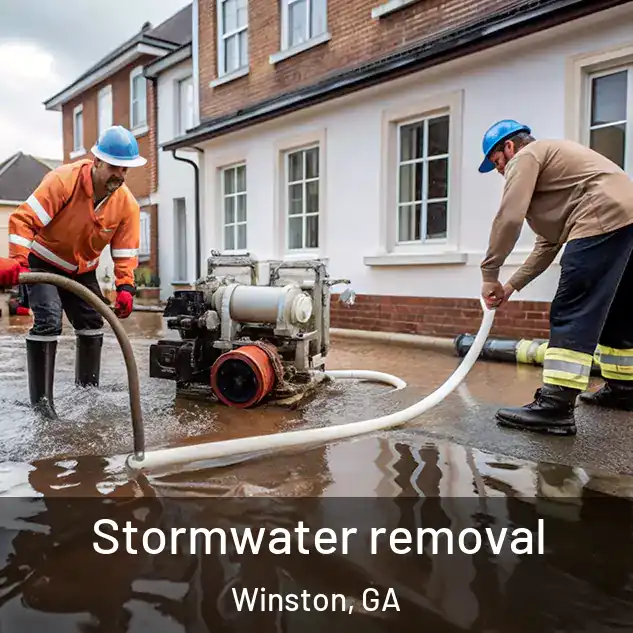  Stormwater removal Winston, GA